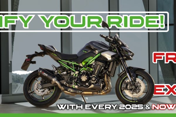 Amplify your 2026 With A Free Z900 Exhaust Upgrade!